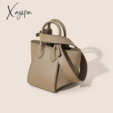 Xajzpa - New Womenโs Bag Luxury Messenger Bucket Underarm Leather All-Match Shoulder Handbag